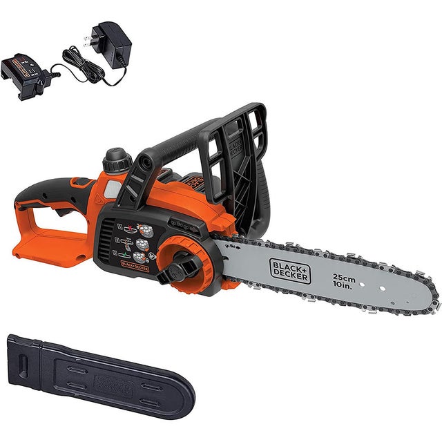 Black + Decker 20-volt Max cordless chainsaw, 10-inch 