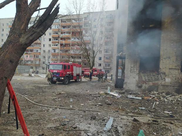 Russian attacks in Ukraine's Chernihiv 