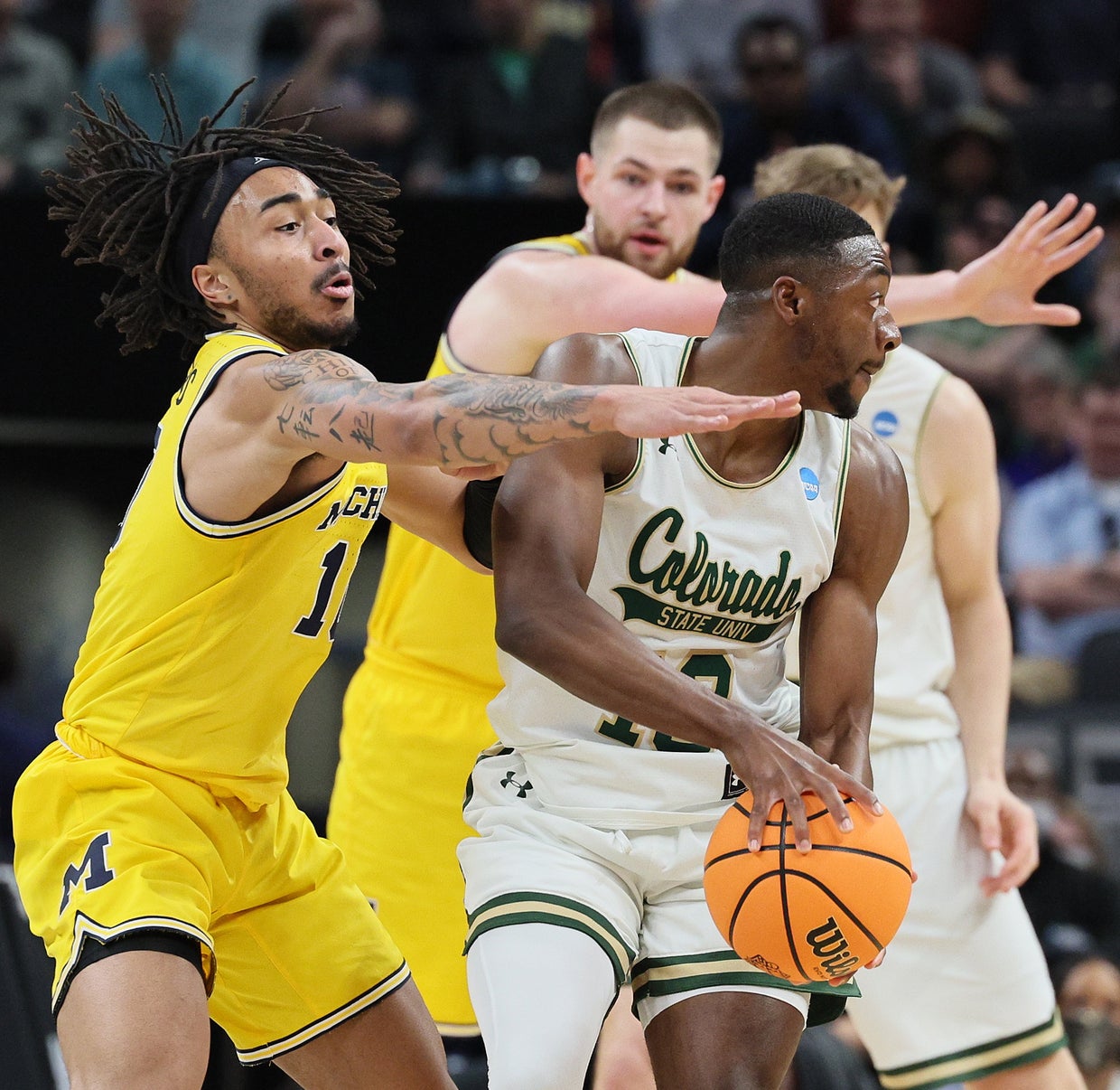 Colorado State Rams Eliminated In First Round By Michigan In NCAA Men's ...
