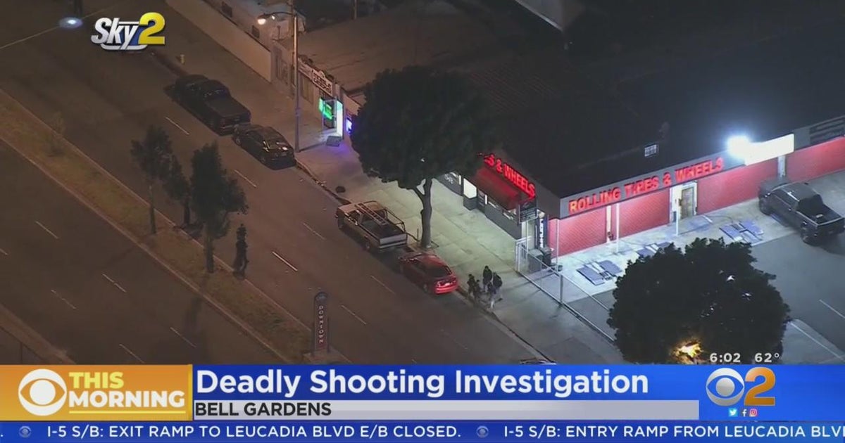 2 Shot To Death In Bell Gardens - CBS Los Angeles