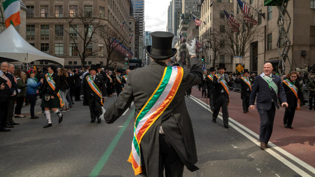 New York City's Annual St. Patrick's Day Parade Marches Up Fifth Avenue 