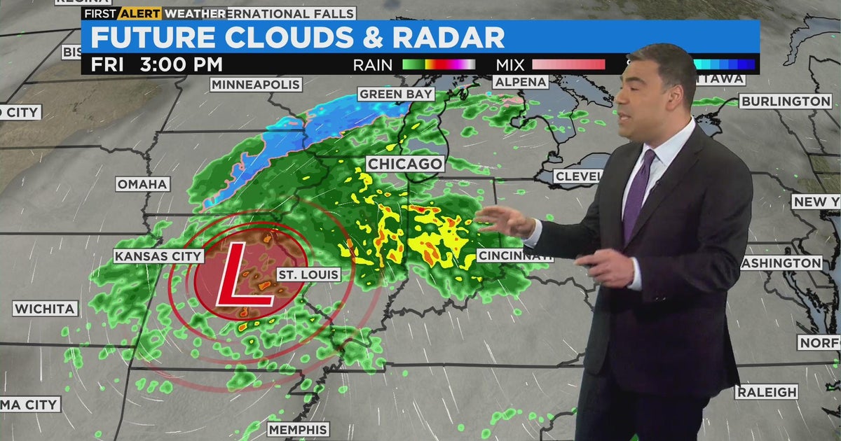 Chicago First Alert Weather: Windy and wet Friday - CBS Chicago