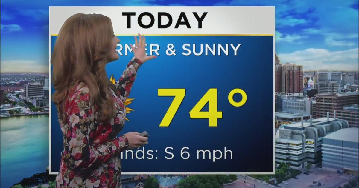 Maryland Weather Warm & Sunny Friday CBS Baltimore