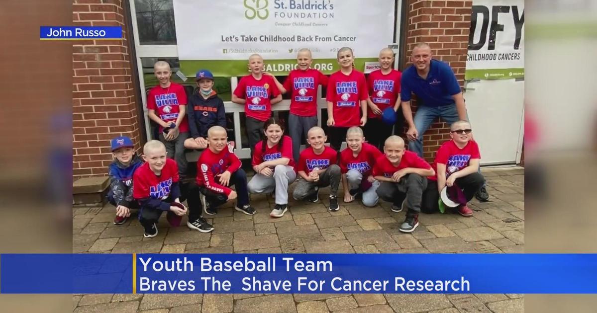 Lake Villa Youth Baseball Team Shave Their Heads For St. Baldrick's Day ...