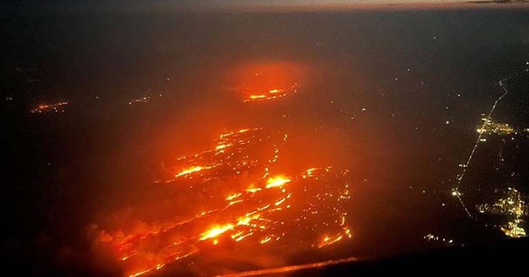 Massive Eastland Complex Fire Continues To Burn, Only 20 Contained