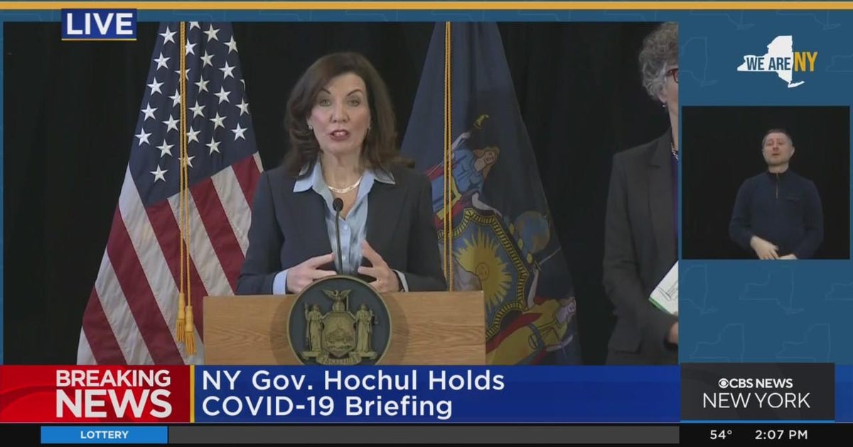 Gov. Hochul gives update on COVID, BA.2 subvariant - CBS New York