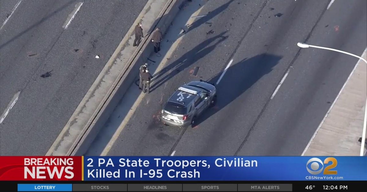 State trooper among 3 killed in Pennsylvania crash CBS New York