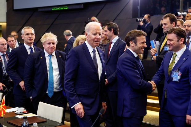 NATO summit on Russia's invasion of Ukraine, in Brussels