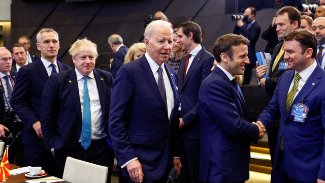 NATO summit on Russia's invasion of Ukraine, in Brussels 