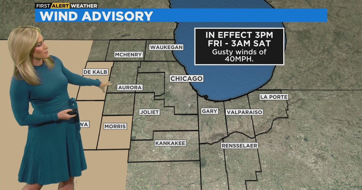 Chicago First Alert Weather: Rainy, windy day Friday - CBS Chicago
