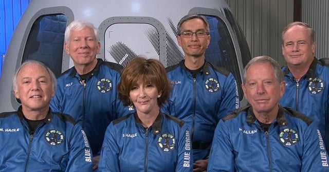 Blue Origin crew discusses trip of a lifetime ahead of launch CBS News