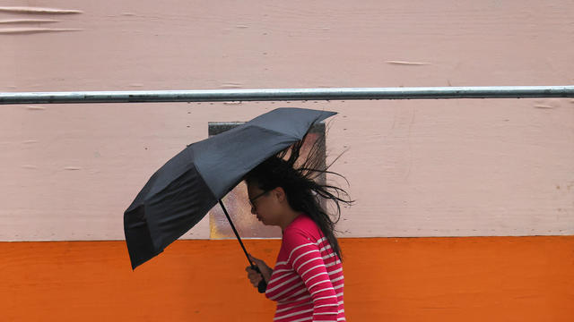 Autumn Nor-Easter Drenches New York City 