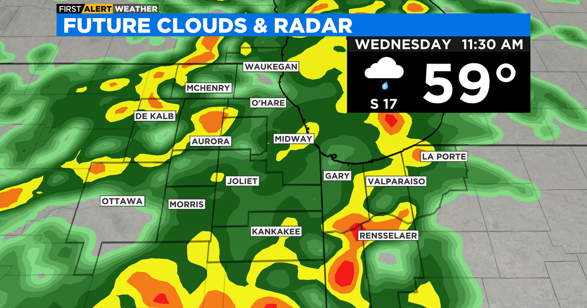 Chicago First Alert Weather: wet, windy Wednesday - CBS Chicago