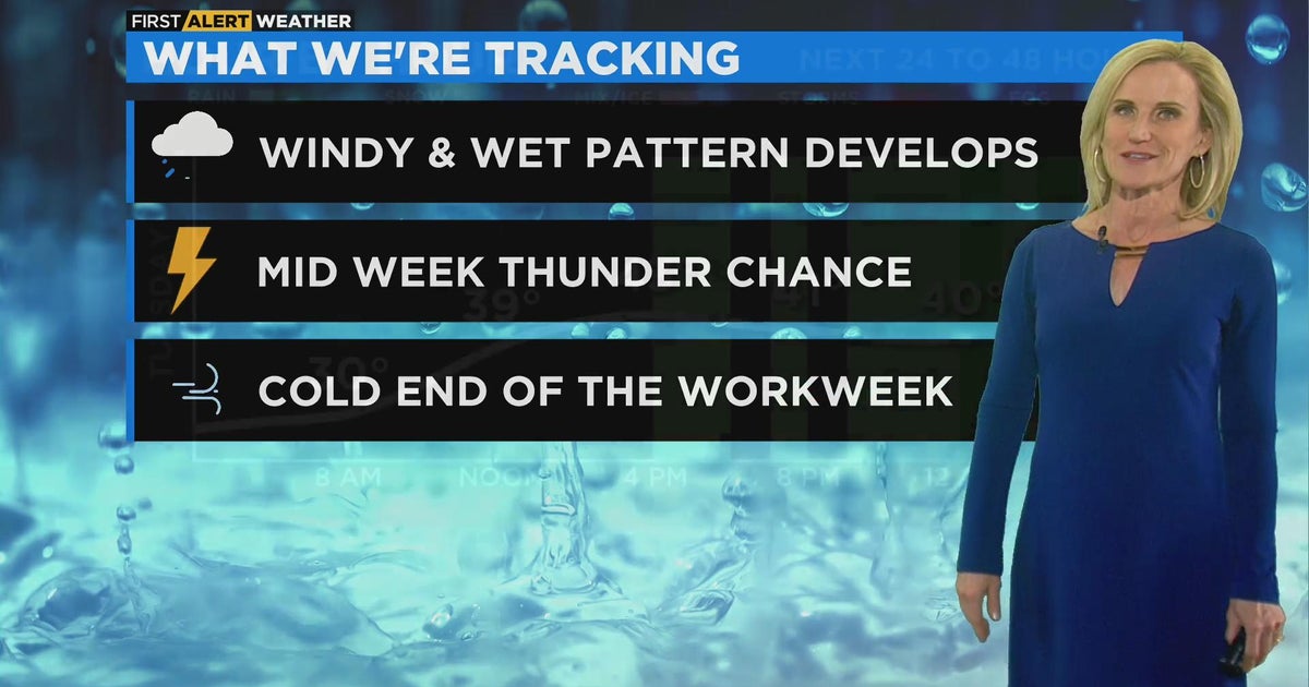 Chicago First Alert Weather: Windy, wet pattern develops - CBS Chicago