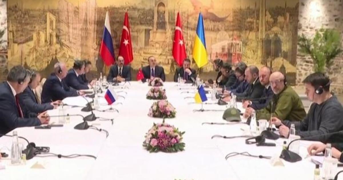 Ukraine And Russia Hold Peace Talks In Istanbul - CBS News