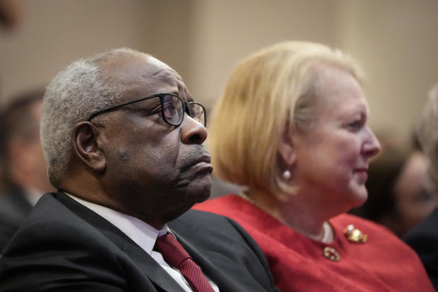 Justice Thomas Attends Forum On His 30 Year Supreme Court Legacy 