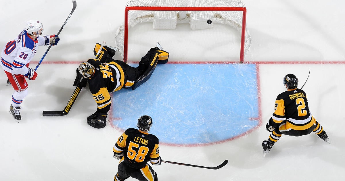 Kreider scores 45th goal, Rangers beat Penguins - CBS New York