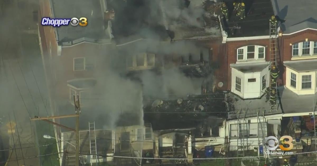 At Least 3 People Injured In Kingsessing Rowhome Fire - CBS Philadelphia