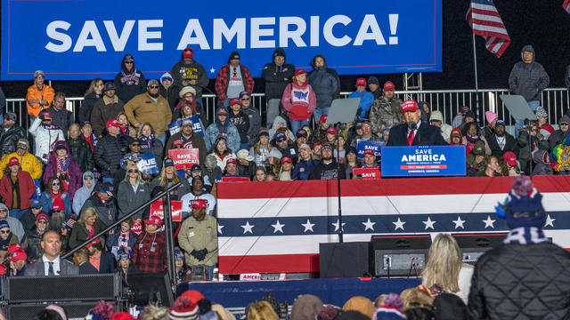 Former President Donald Trump Rallies Supporters In Georgia 