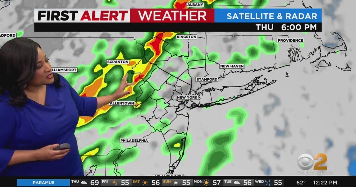 First Alert Weather: CBS2's 3/31 Thursday afternoon update - CBS New York