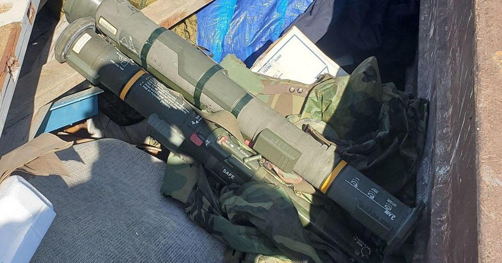 Expended rocket launchers, practice grenade found discarded in ...