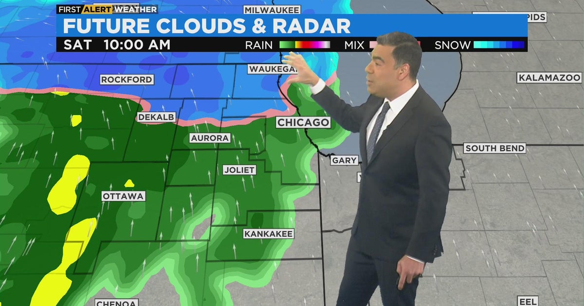 Chicago First Alert Weather: Rain and snow on Saturday - CBS Chicago