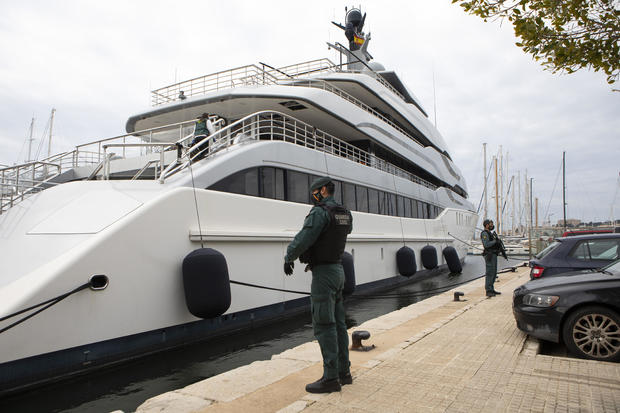 Spain U.S. Oligarch's Yacht Sanctions 