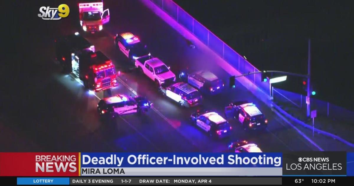 Deadly officer-involved shooting in Mira Loma - CBS Los Angeles