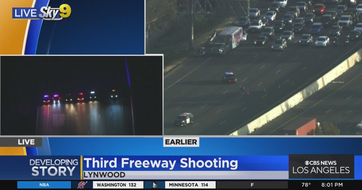 Two injured in shooting on 710 Freeway - CBS Los Angeles