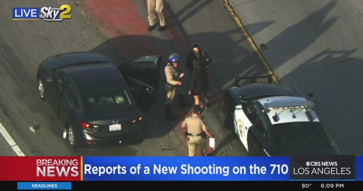 Shooting on NB 710 Freeway just south of 105 Freeway - CBS Los Angeles