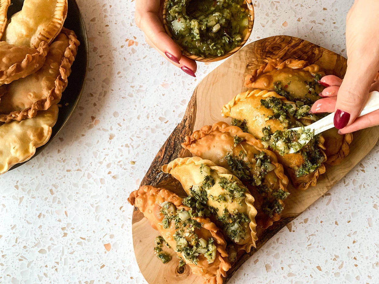 Recipe CubanStyle Picadillo Empanadas from "The Salty Cubana" CBS News