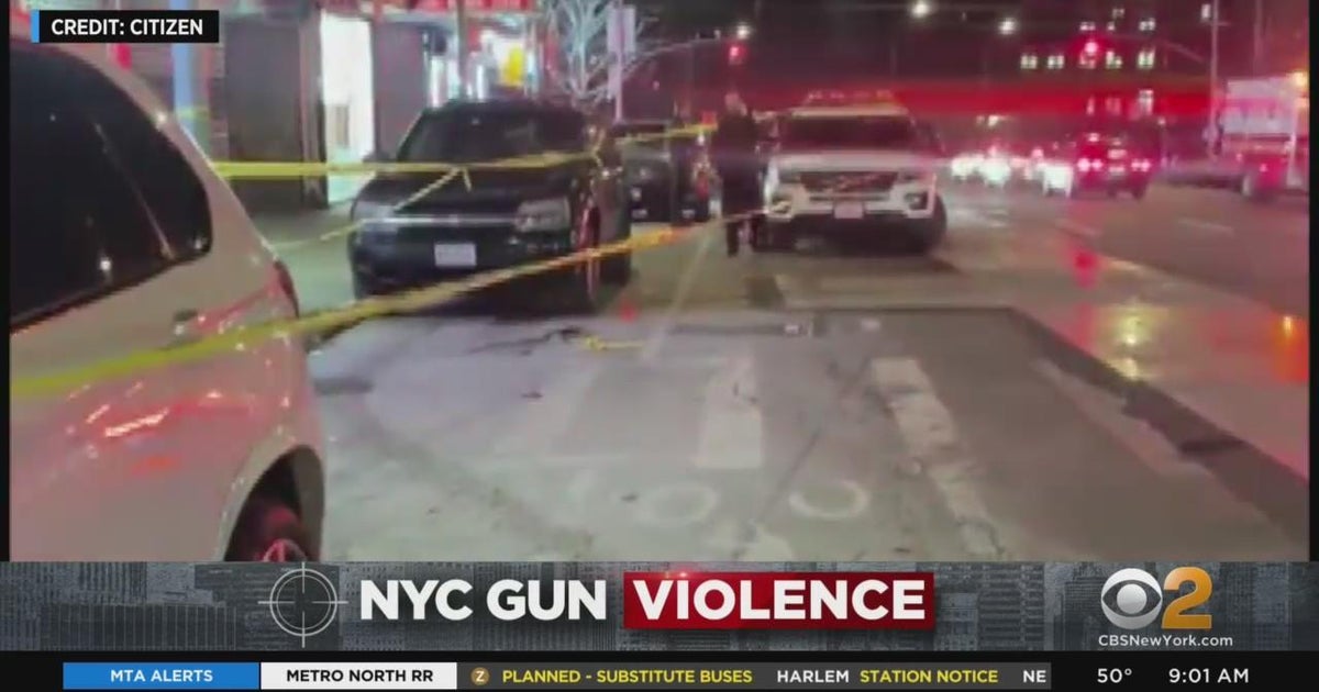 2 shot in Brooklyn on another night of NYC gun violence - CBS New York