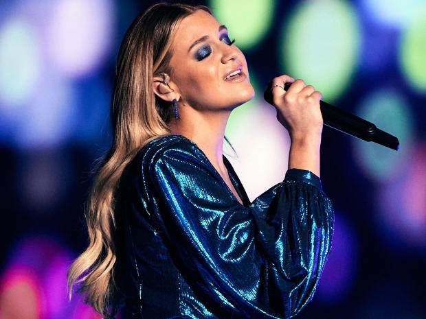 Kelsea Ballerini performs onstage for the 2021 CMT Music Awards at the Park at Harlinsdale Farm in Franklin, Tennessee, on June 9, 2021. 