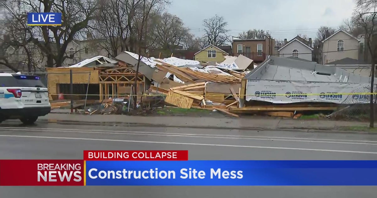 Storms may to blame for West Side building collapse - CBS Chicago