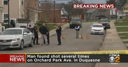 Man Shot, Killed In Duquesne - CBS Pittsburgh