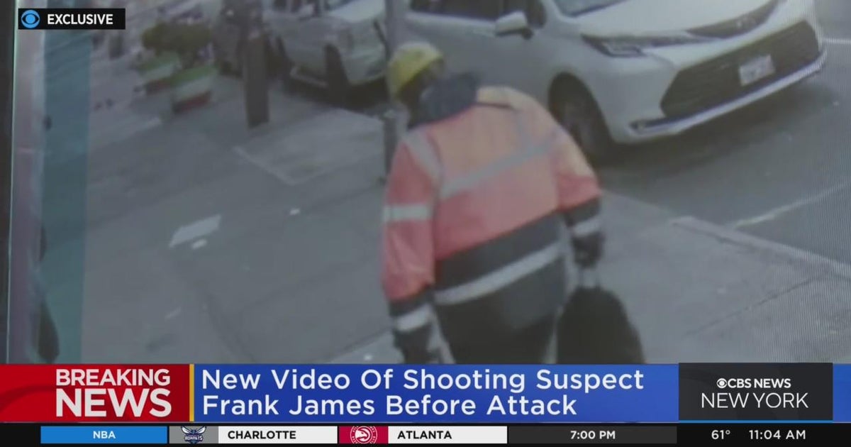 Exclusive video appears to show Brooklyn subway shooting suspect - CBS ...