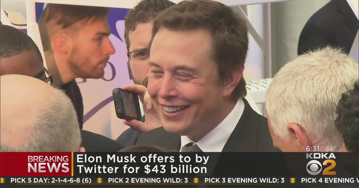 Elon Musk Offers To Buy Twitter - CBS Pittsburgh