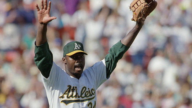 Former Oakland A's ace Dave Stewart gets emotional over honor