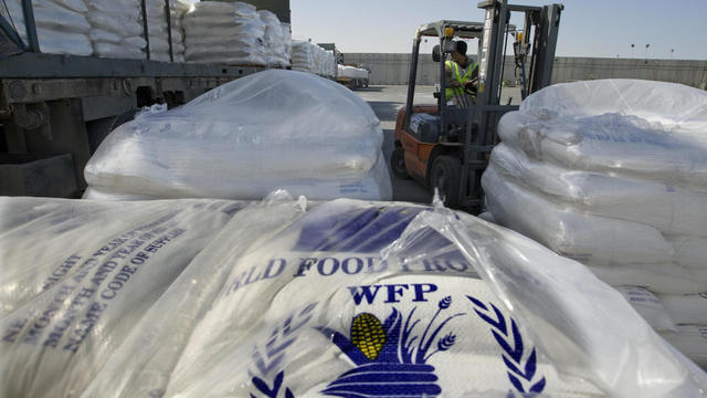 Humanitarian aid from the World Food Pro 