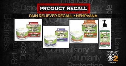 Pain Relief Products And Supplements Under Recall CBS Pittsburgh