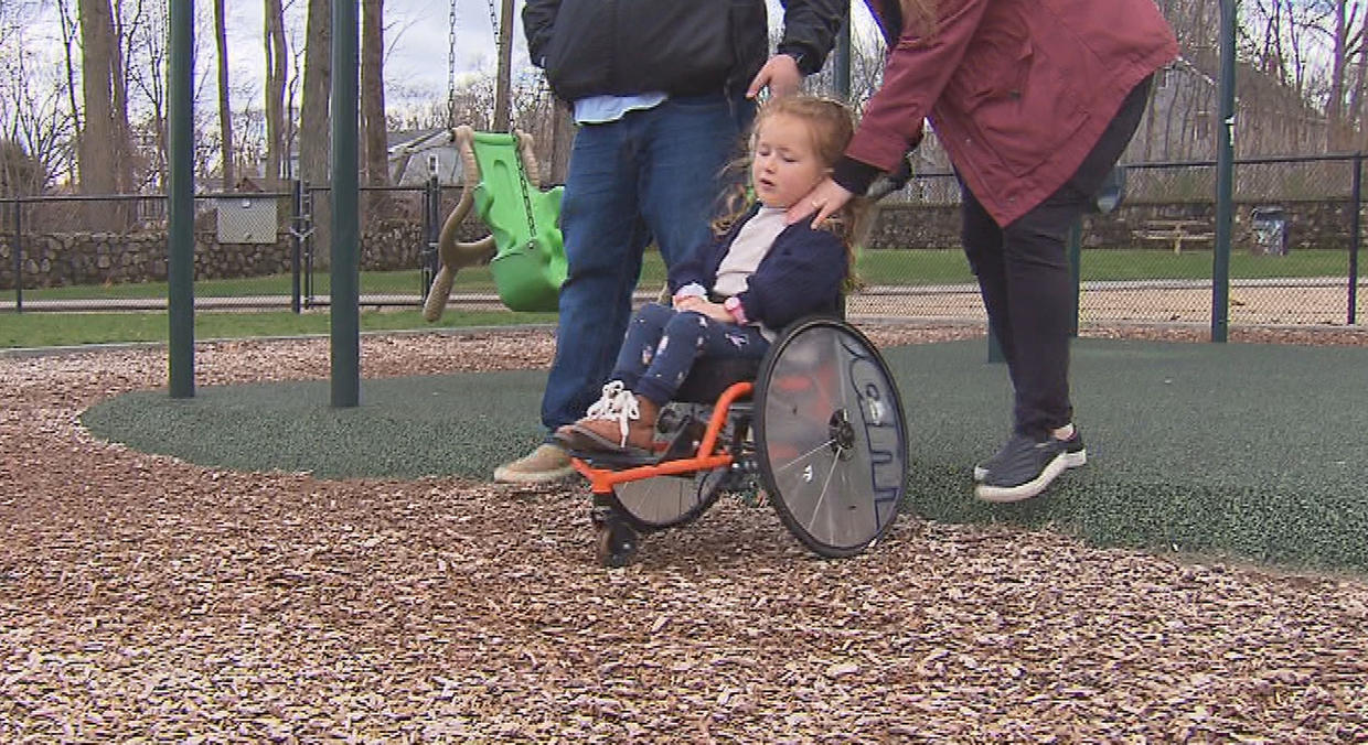 'A Moral Obligation': Mansfield Family Wants Playground Accessible For All Kids - CBS Boston