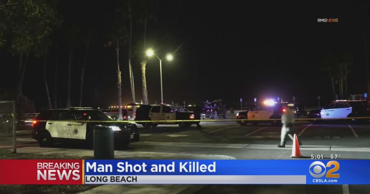 Man shot to death in Long Beach parking lot - CBS Los Angeles