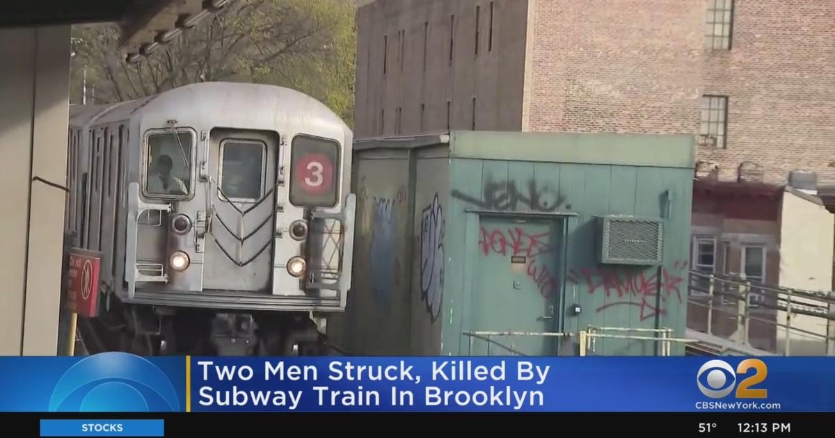 2 men killed on subway tracks - CBS New York