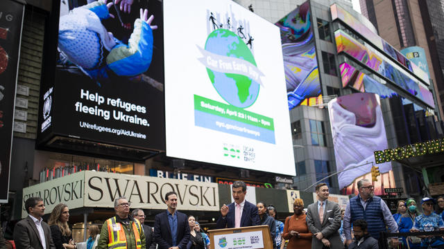 New York city will throw its largest Car-Free Earth Day officials announced 