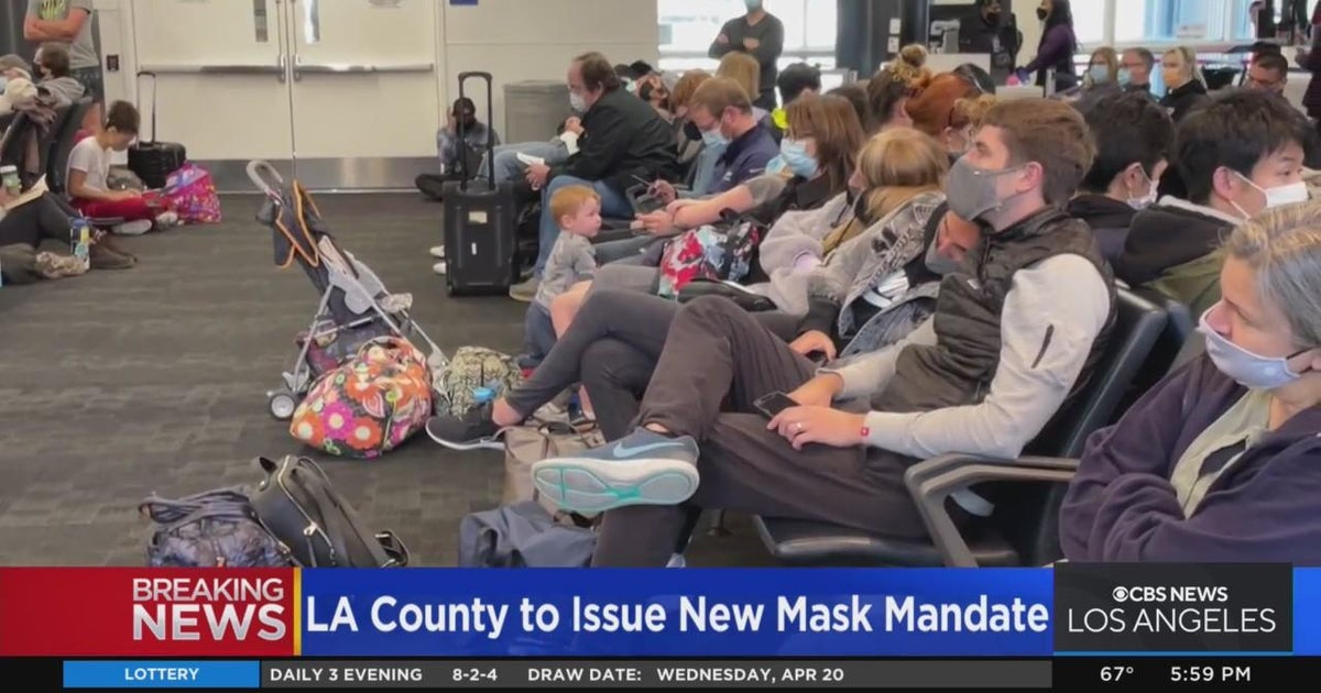 LA County to issue new mask mandate Friday for public transit, airports