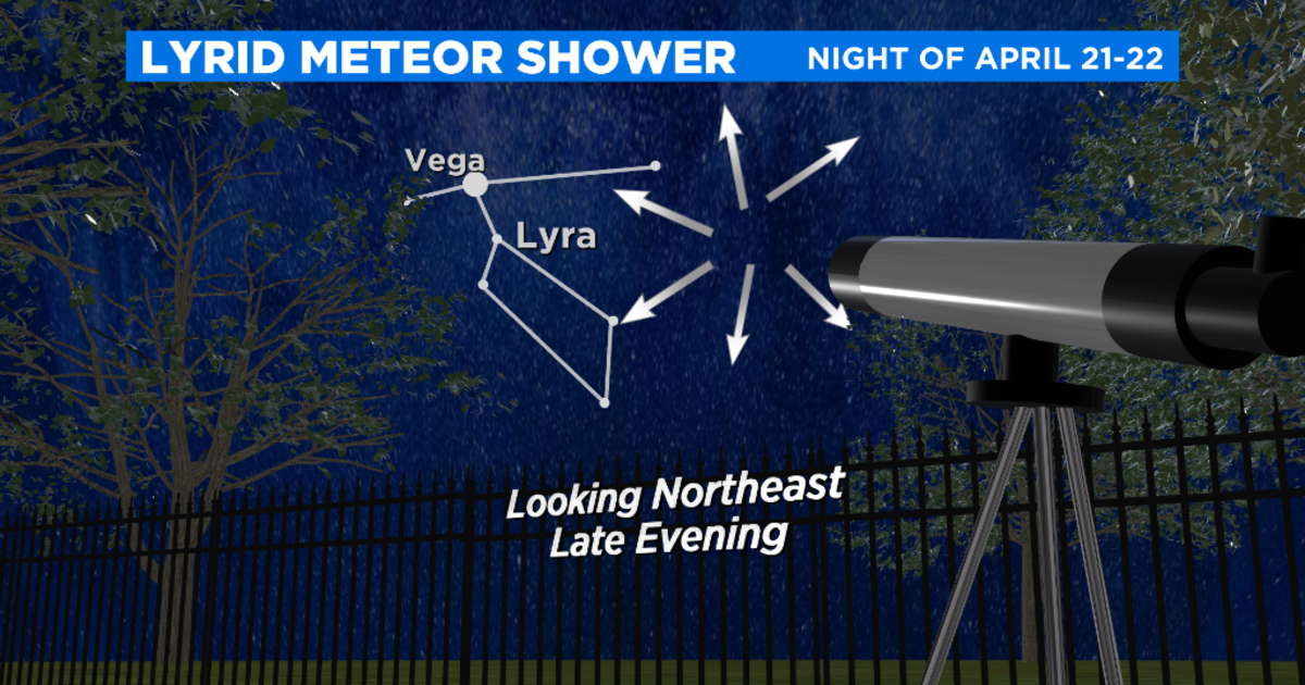 Lyrid Meteor Shower Peaks Thursday Night CBS Miami