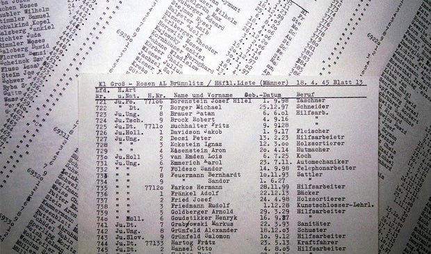 Stugardarter Zeitung Announces Having Discovered The Real Schindler's List Found In Hildesheim, Germany On October 14, 1999-