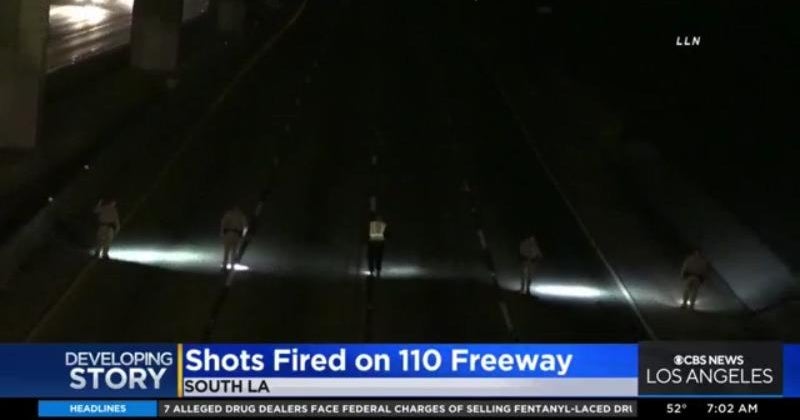 Driver shot on 110 Freeway in South LA - CBS Los Angeles