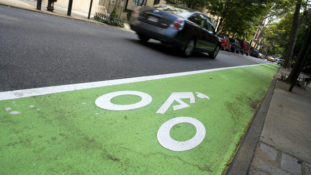 USA - Environment - Transportation - Bike Lane Pilot Program 