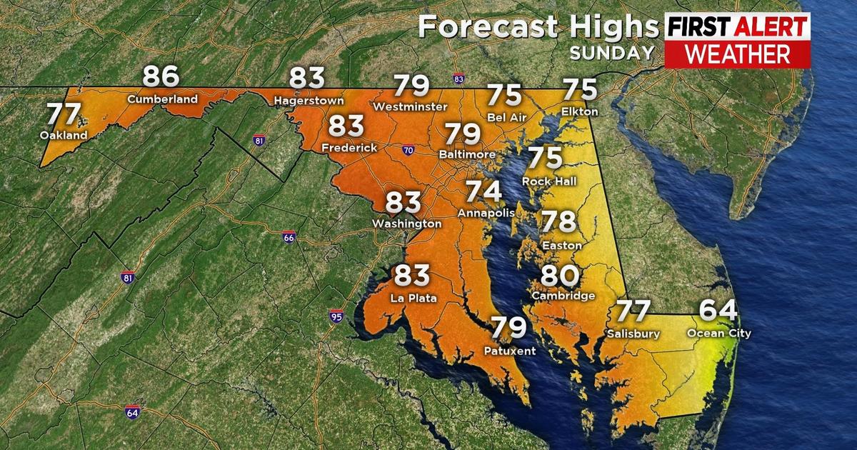 Maryland Weather Sunny & Warm CBS Baltimore